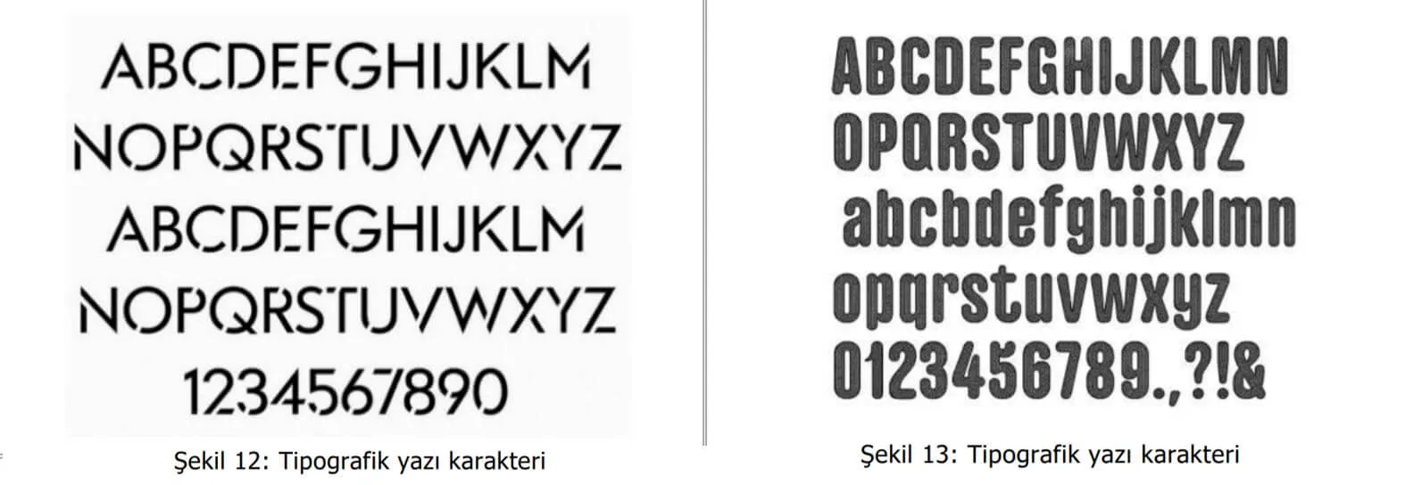 tipografik yazı karakter örnekleri-pendik web tasarım
